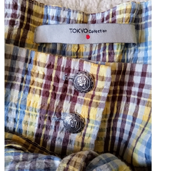 Tokyo Collection Waist-Tie Striped Shorts - Picture 4 of 5